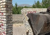 تخریب 12 مورد ساخت وساز غیر مجاز در بوژان نیشابور