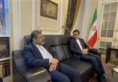 دیدار وزیر فرهنگ در سفارت ایران در آذربایجان