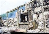 خسارات آتش سوزی در روستای گردشگری امام‌زاده ابراهیم شفت - گیلان