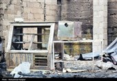 خسارات آتش سوزی در روستای گردشگری امام‌زاده ابراهیم شفت - گیلان