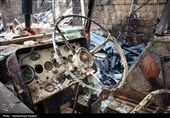 خسارات آتش سوزی در روستای گردشگری امام‌زاده ابراهیم شفت - گیلان