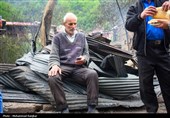خسارات آتش سوزی در روستای گردشگری امام‌زاده ابراهیم شفت - گیلان