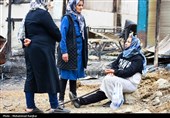 خسارات آتش سوزی در روستای گردشگری امام‌زاده ابراهیم شفت - گیلان