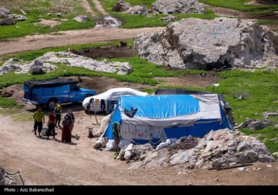 کوچ ییلاقی عشایر حسنوند لرستان و یارام طاقلو همدان از جنوب لرستان تا شمال لرستان