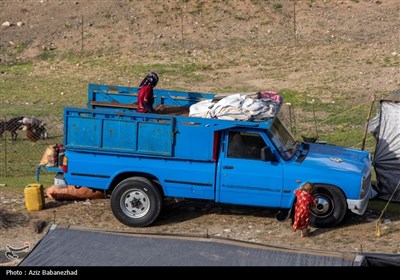 کوچ ییلاقی عشایر حسنوند لرستان و یارام طاقلو همدان از جنوب لرستان تا شمال لرستان