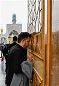 حال و هوای حرم مطهر رضوی در ایام شهادت امام جعفر صادق (ع)