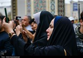 حال و هوای حرم مطهر رضوی در ایام شهادت امام جعفر صادق (ع)