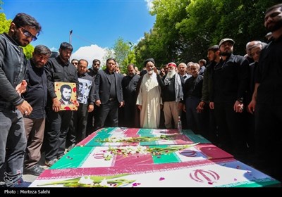 مراسم تشییع پیکر مطهر 4 شهیدتازه تفحص شده - اصفهان