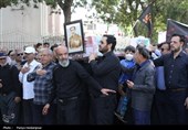 مراسم عزاداری شهادت امام جعفر صادق ع و تشییع شهید دفاع مقدس در بوشهر