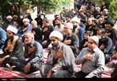 مراسم عزاداری شهادت امام جعفر صادق ع و تشییع شهید دفاع مقدس در بوشهر