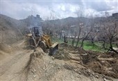 اراضی ملی در شهرستان طرقبه و شاندیز رفع تصرف شد