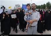 راهپیمایی بزرگ خانوادگی بوشهری‌ها در حمایت از فرهنگ عفاف و حجاب و طرح نور