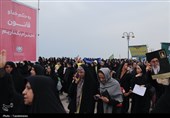 راهپیمایی بزرگ خانوادگی بوشهری‌ها در حمایت از فرهنگ عفاف و حجاب و طرح نور