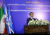کنفرانس خبری رییس سازمان انرژی اتمی و مدیر کل آژانس بین المللی انرژی اتمی