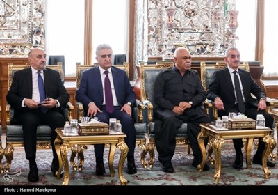 دیدار رئیس اقلیم کردستان عراق با رئیس مجلس شورای اسلامی