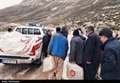 توزیع اقلام امدادی میان عشایر آسیب‌دیده از بارش باران در چهارمحال و بختیاری