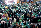 اجتماع باشکوه 6 هزار نفری امام زمانی‌ها در اسلامشهر