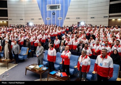 گرامیداشت روز جهانی هلال احمر و صلیب سرخ با حضور رئیس مجلس