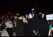 گردهمایی بزرگ مردم کرمان در اعلام حمایت از طرح نور فراجا