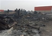 آتش‌سوزی در انبار ضایعات منطقه ویژه اقتصادی خراسان جنوبی