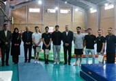 بازدید مدیرکل ورزش و جوانان تهران از تمرین تیم ملی ژیمناستیک