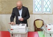 قالیباف یدلی بصوته فی الانتخابات البرلمانیة الإیرانیة