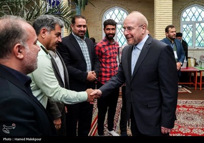 حضور محمدباقر قالیباف درمرحله دوم انتخابات مجلس شورای اسلامی