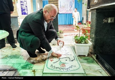 حضور محمدباقر قالیباف درمرحله دوم انتخابات مجلس شورای اسلامی