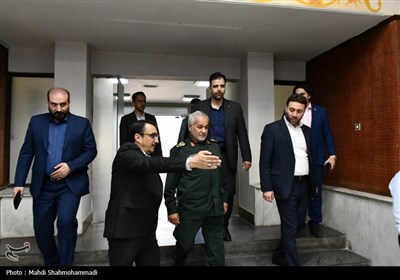 نشست خبری فرمانده قرارگاه سازندگی خاتم الانبیاء در نمایشگاه بین المللی تهران