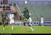دیدار تیم های فوتبال شمس آذر قزوین و ملوان انزلی