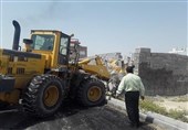 ‌رفع 12 هزار متر مربع تصرف اراضی ملی در بوشهر