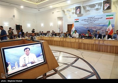 مراسم امضای قرارداد تجهیز بندر شهید بهشتی چابهار