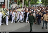 تشییع و خاکسپاری پیکر شهید تازه تفحص شده در رودسر