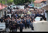 تشییع و خاکسپاری پیکر شهید تازه تفحص شده در رودسر