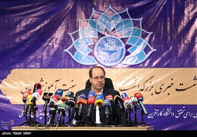 نشست خبری رئیس دانشگاه تهران