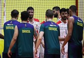 Iran Loses to Brazil Volleyball Team: Friendly