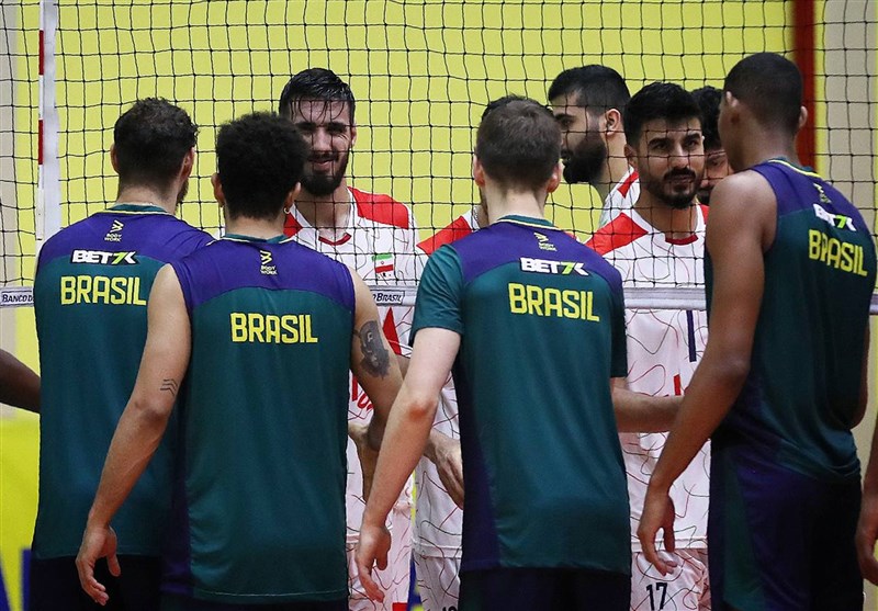 Iran Loses to Brazil Volleyball Team: Friendly