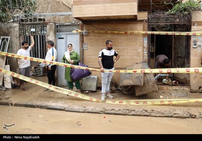 خسارات سیل در محله سیدی مشهد