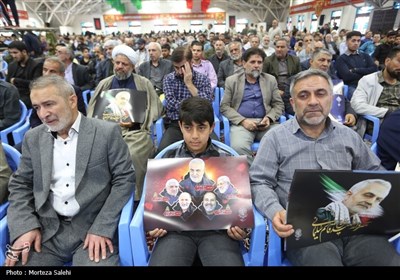 مراسم چهلمین روز شهادت سردار زاهدی در اصفهان