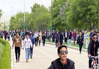 پرشورترین همایش پیاده روی بعد از کرونا در اردبیل برگزار شد