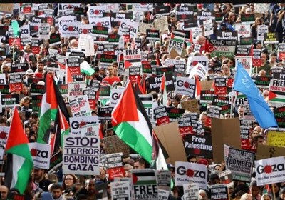 تظاهرات فی مدن وعواصم عالمیة تندیدا بالعدوان على قطاع غزة