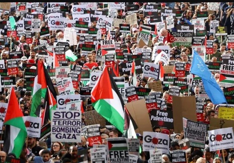 تظاهرات فی مدن وعواصم عالمیة تندیدا بالعدوان على قطاع غزة