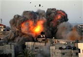 آتش باران در غزه