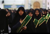 آئین خطبه‌خوانی ویژه بانوان در حرم حضرت معصومه(س)