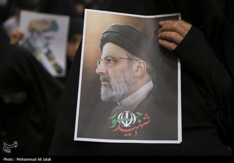 قشم در غم شهادت رئیس جمهور شهید به سوگ نشست+فیلم