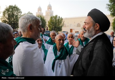 بازدید سرپرست حجاج ایرانی از میقات شجره و انتقال زائران به مکه