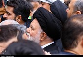 مراسم تشييع الرئيس الإيراني ورفاقه في تبريز