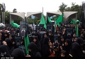 سته عزاداری هیئت‌های دانشجویی در سوگ رییس‌جمهور شهید