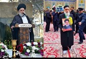 ماجرای لباس متفاوت حجت الاسلام مومنی در تشییع &quot;شهید رئیسی&quot;