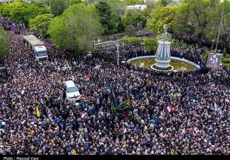 قدردانی ‌از حضور باشکوه مردم ‌آذربایجان در تشییع شهدای خدمت